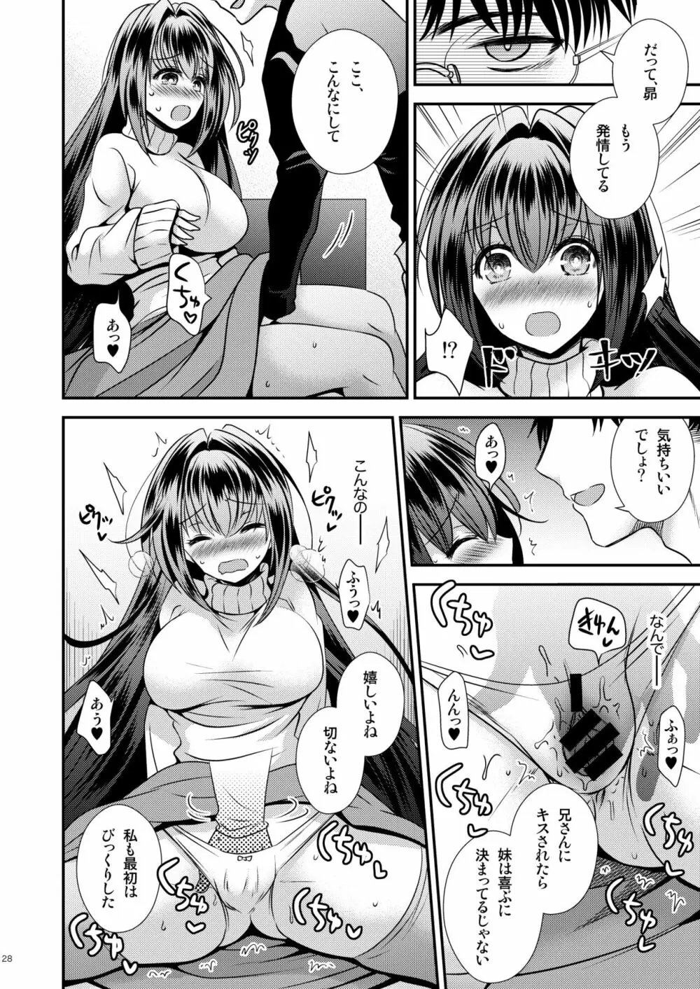 性欲処理に使っていた妹と入れ替わった兄 Page.28