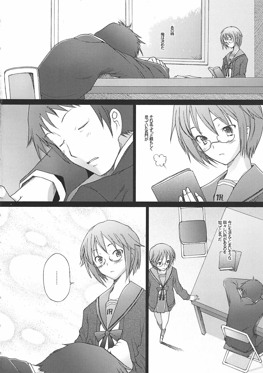 (COMIC1☆4) [琥珀亭 (堺はまち)] -if- (涼宮ハルヒの憂鬱) Page.3