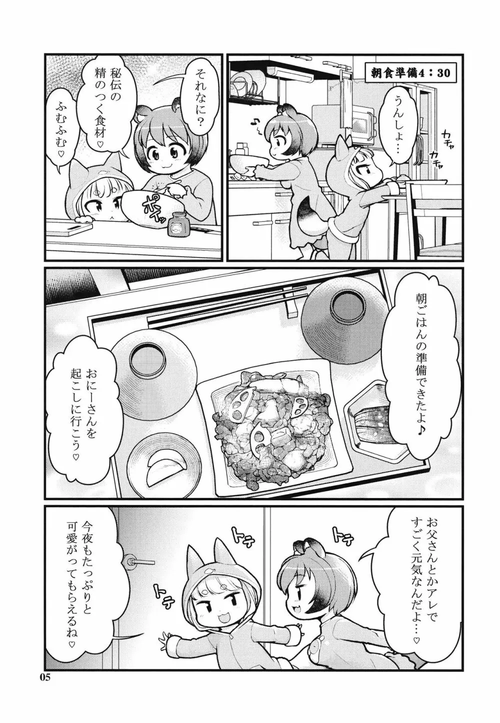 ケモミミモーニングるーてぃん2 Page.4