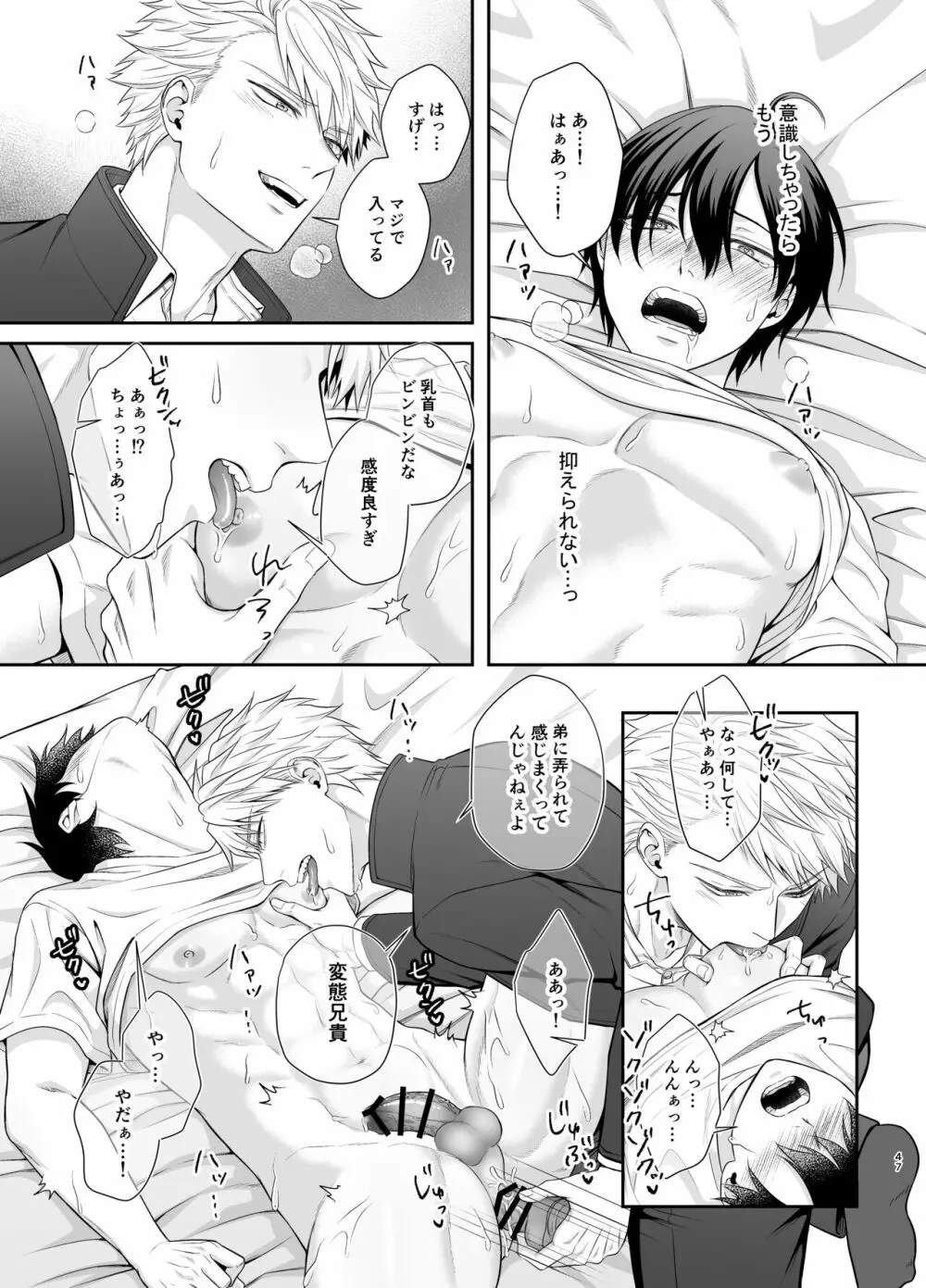 僕たち、兄弟にはもう戻れないみたいです。 Page.47