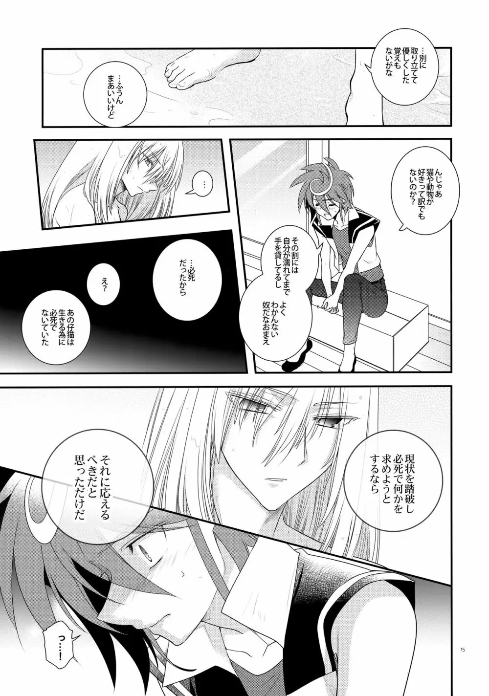 濡れ羽根の天蓋と迷い猫 Page.14