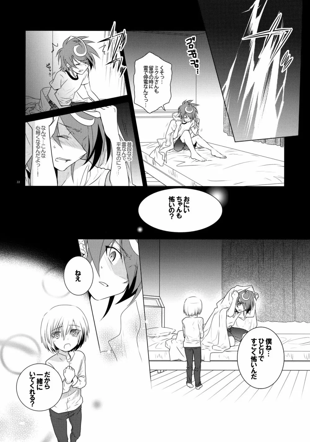 濡れ羽根の天蓋と迷い猫 Page.21