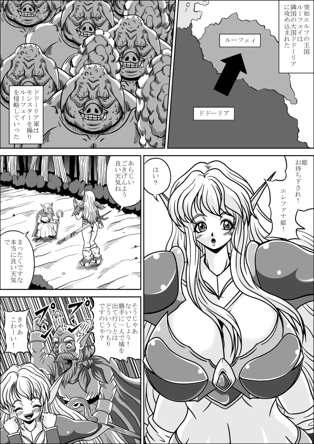 亡国のエルフ姫 Page.3