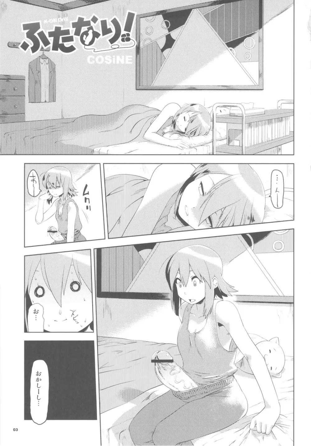 K-ON Drill ふたなり! Page.2