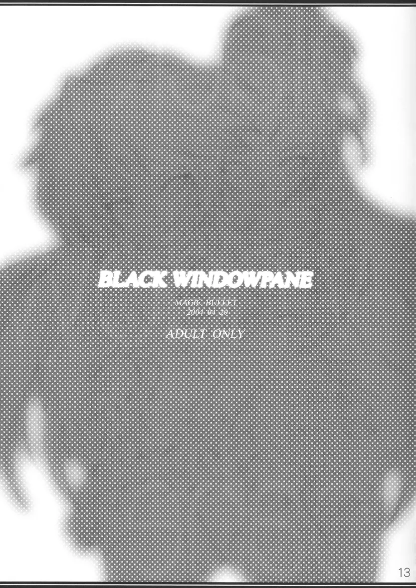 BLACK WINDOWPANE Page.12