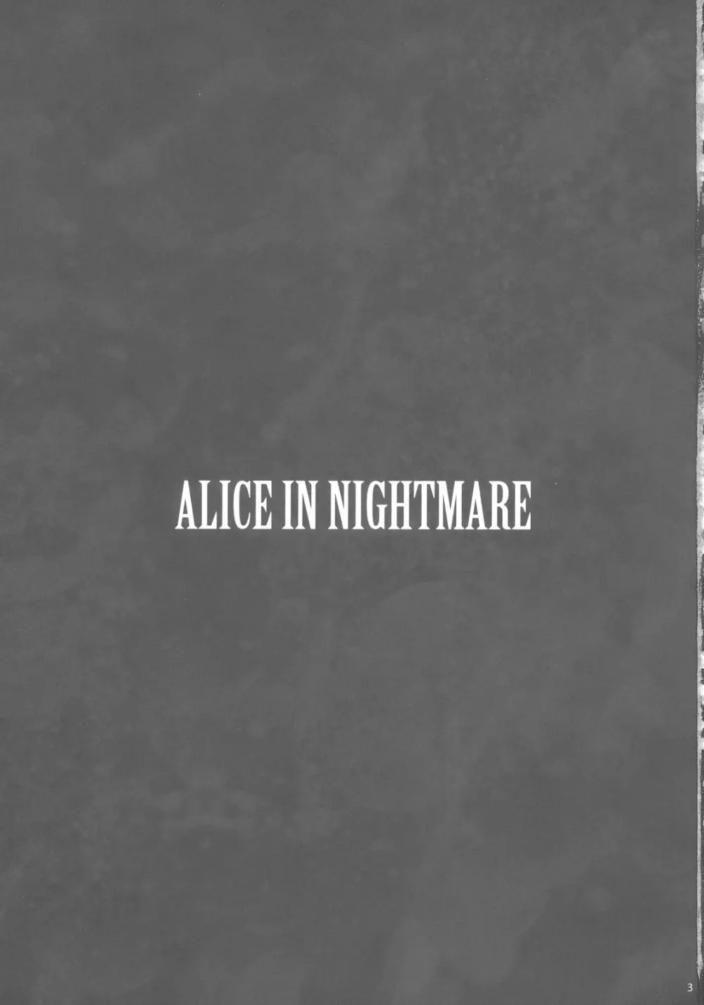 ALICE IN NIGHTMARE Page.3