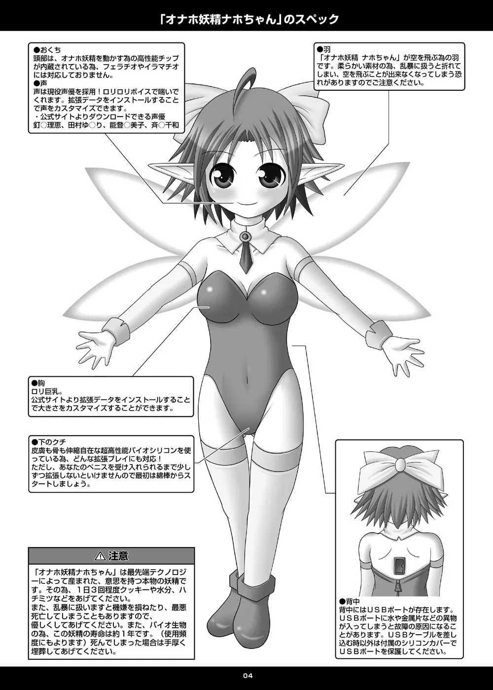 オナホ妖精 取扱説明書 Page.3