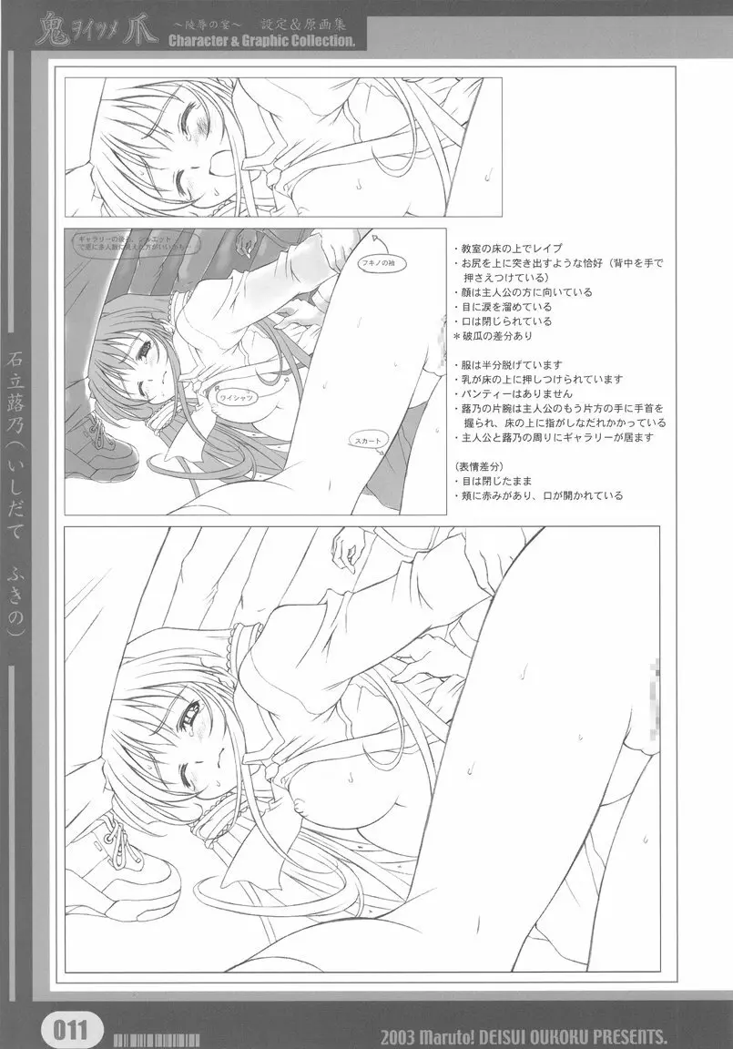 [Deisui Oukoku] Woitsume ~Ryoujoku No Utage~ Settei & Mangashuu Page.11