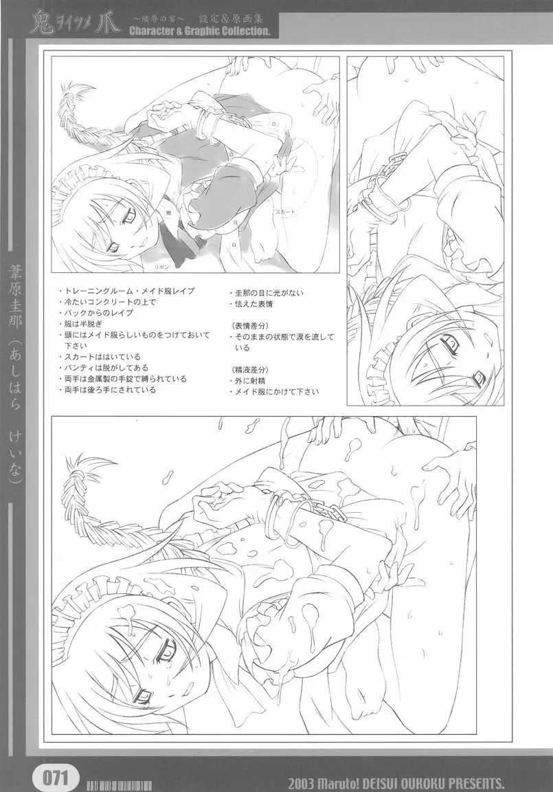 [Deisui Oukoku] Woitsume ~Ryoujoku No Utage~ Settei & Mangashuu Page.71