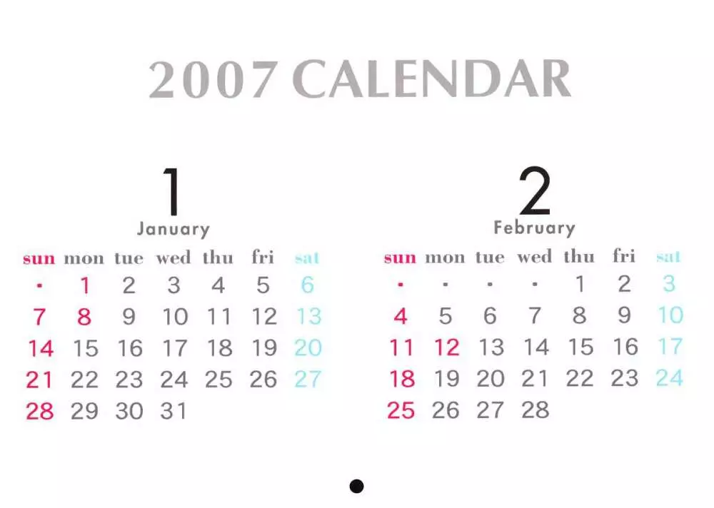 2007 Calendar Page.3