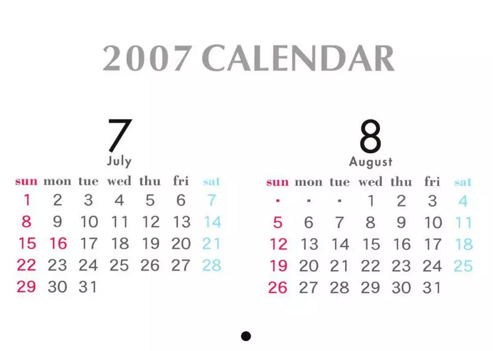 2007 Calendar Page.9