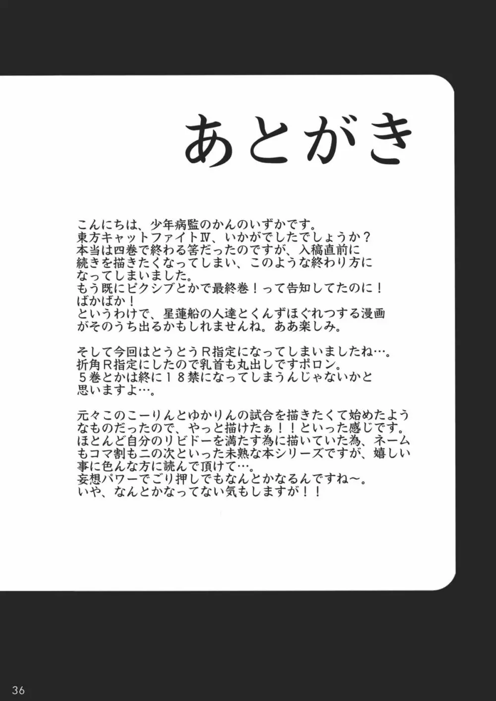 東方キャットファイトIV Page.35