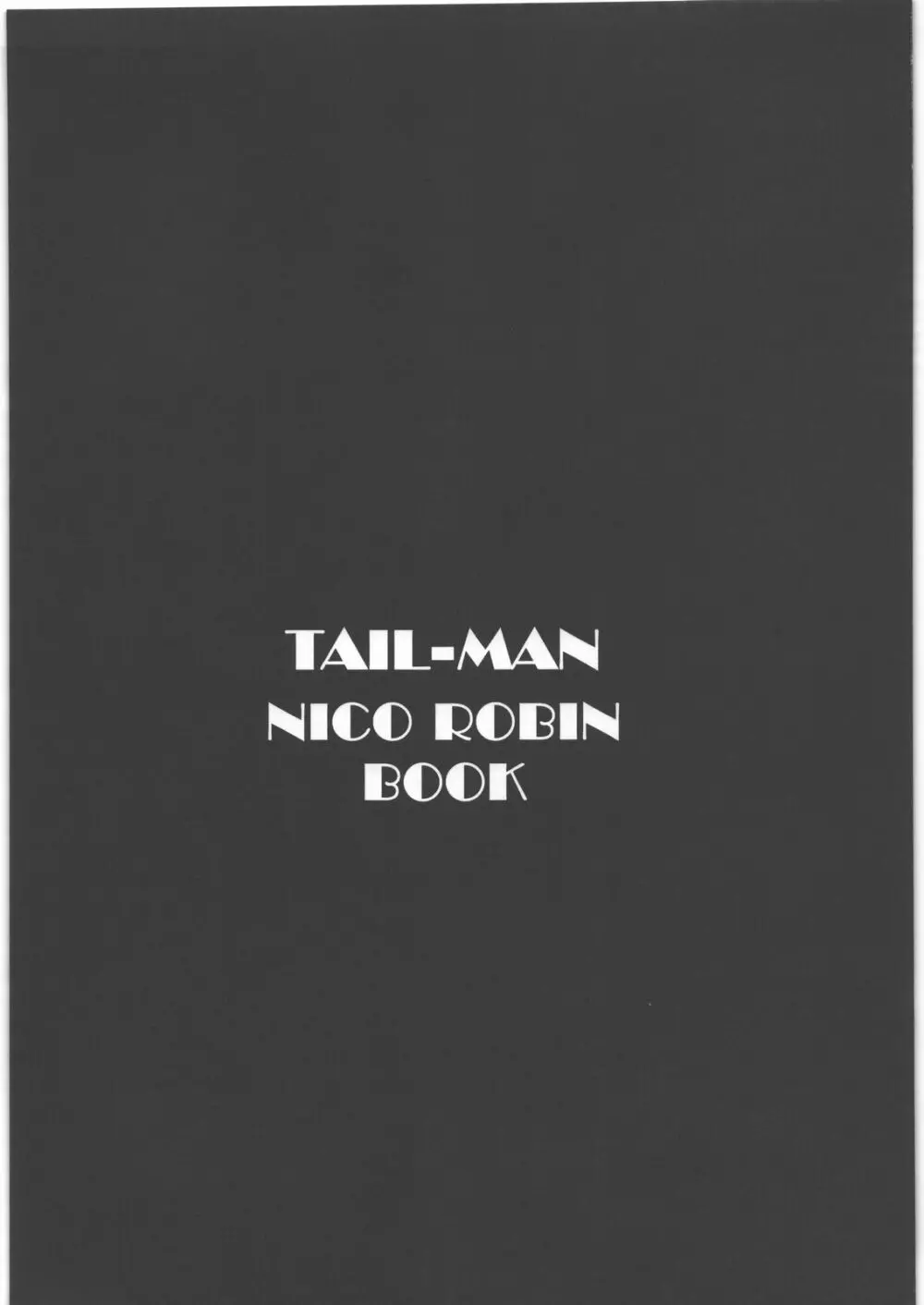 TAIL-MAN NICO ROBIN BOOK Page.2
