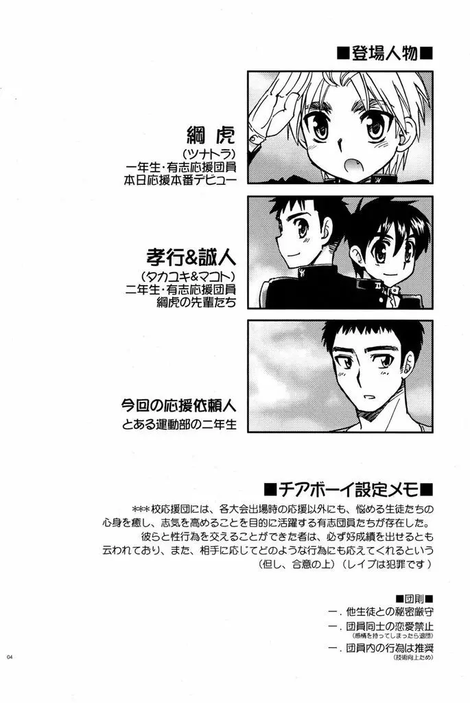 Tachibana Momoya - Cheer Boy Hatsu-Butai Page.4
