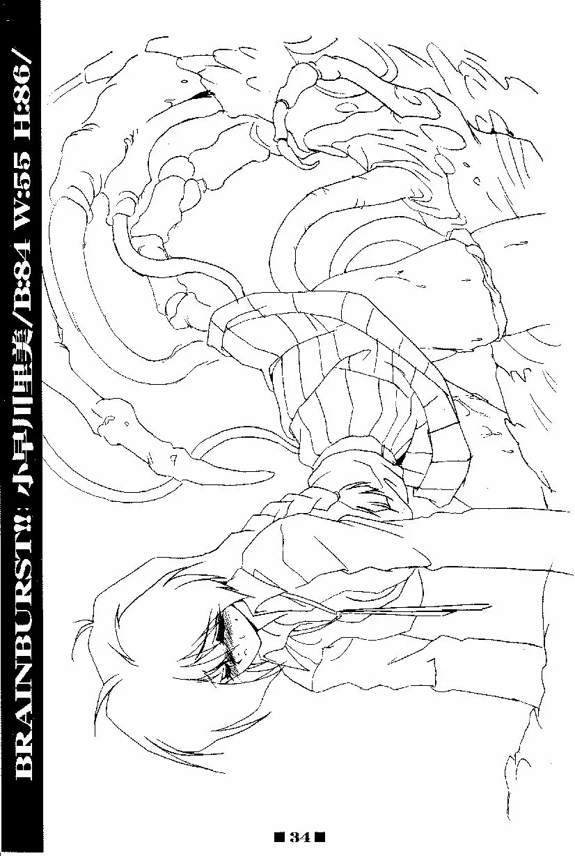 (C58) [HQ's, RINGERBELL (梶山弘)] RB WORKS (1) GENM & BRAINBURST!! 淫獣幻夢原画集 Page.34