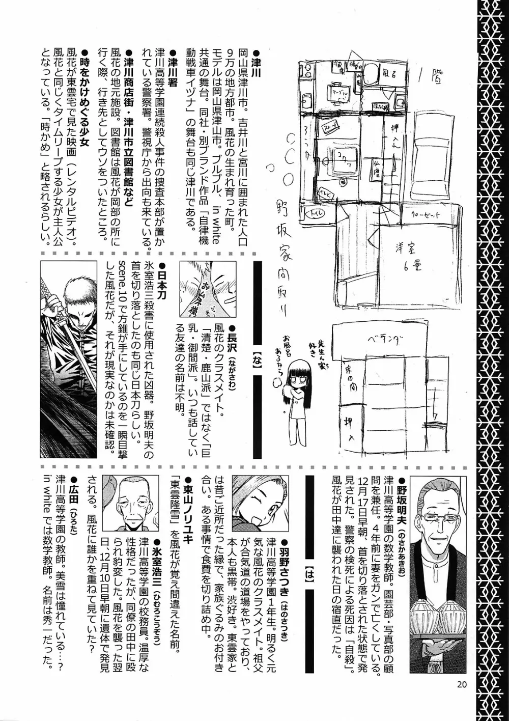 blue snow blue 解析ブック 風花の謎 Page.20