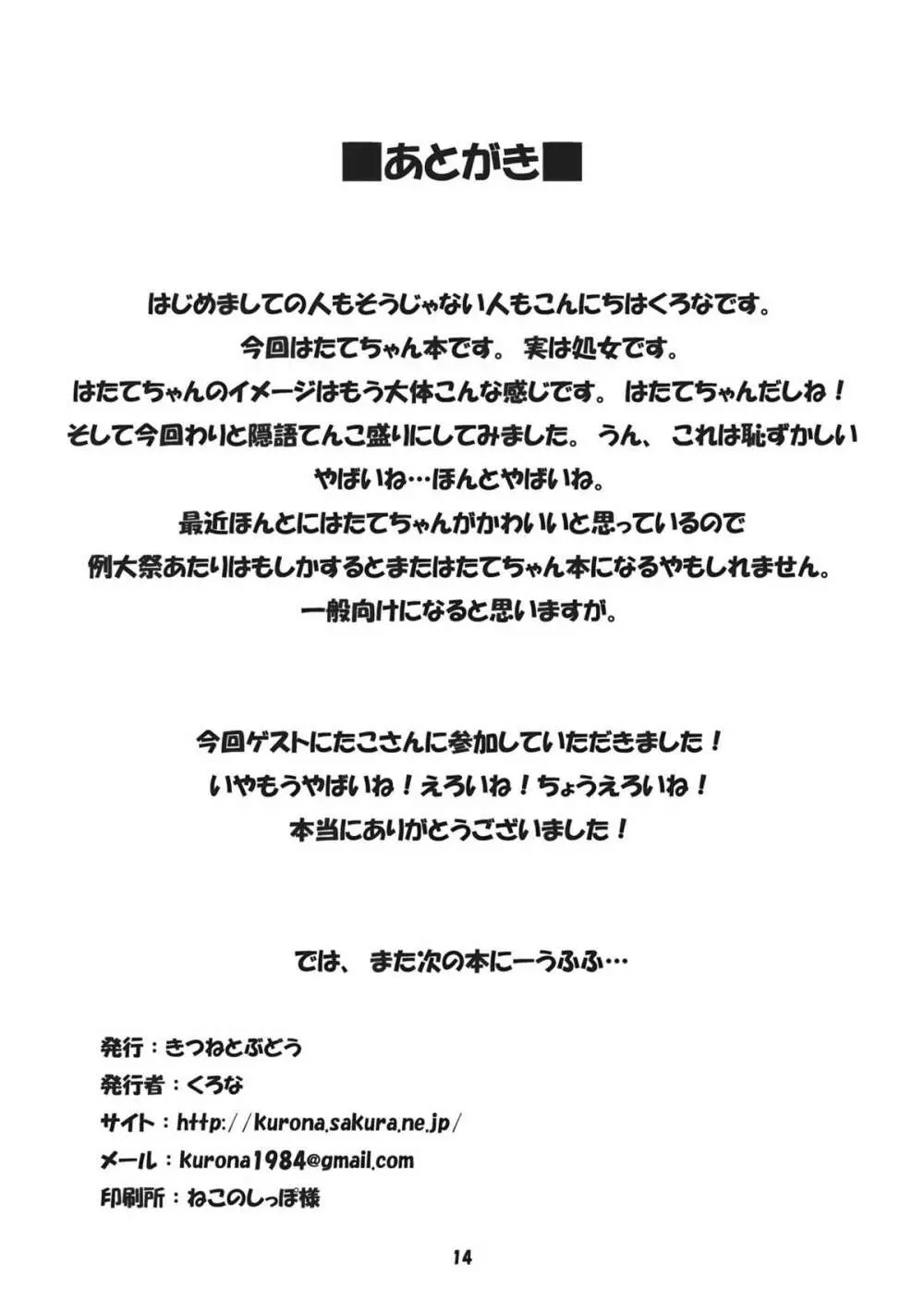 はたてちゃんの密着初取材 Page.13