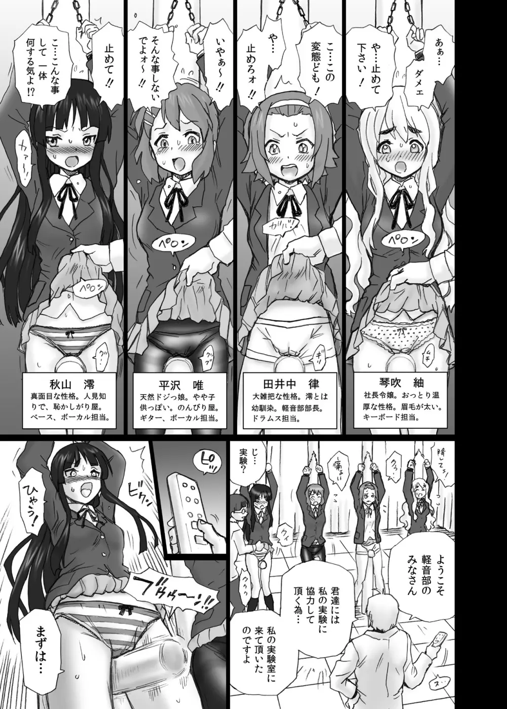 IRIE YAMAZAKI 「け○おん!」アナル＆スカトロ作品集 Page.4
