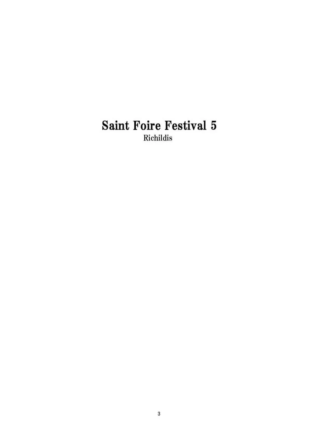 Saint Foire Festival 5 Page.3
