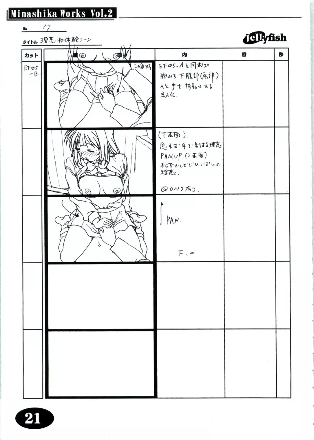 Minasika Works Vol.2 「LOVERS ～恋に落ちたら…～」絵コンテ集 Page.20