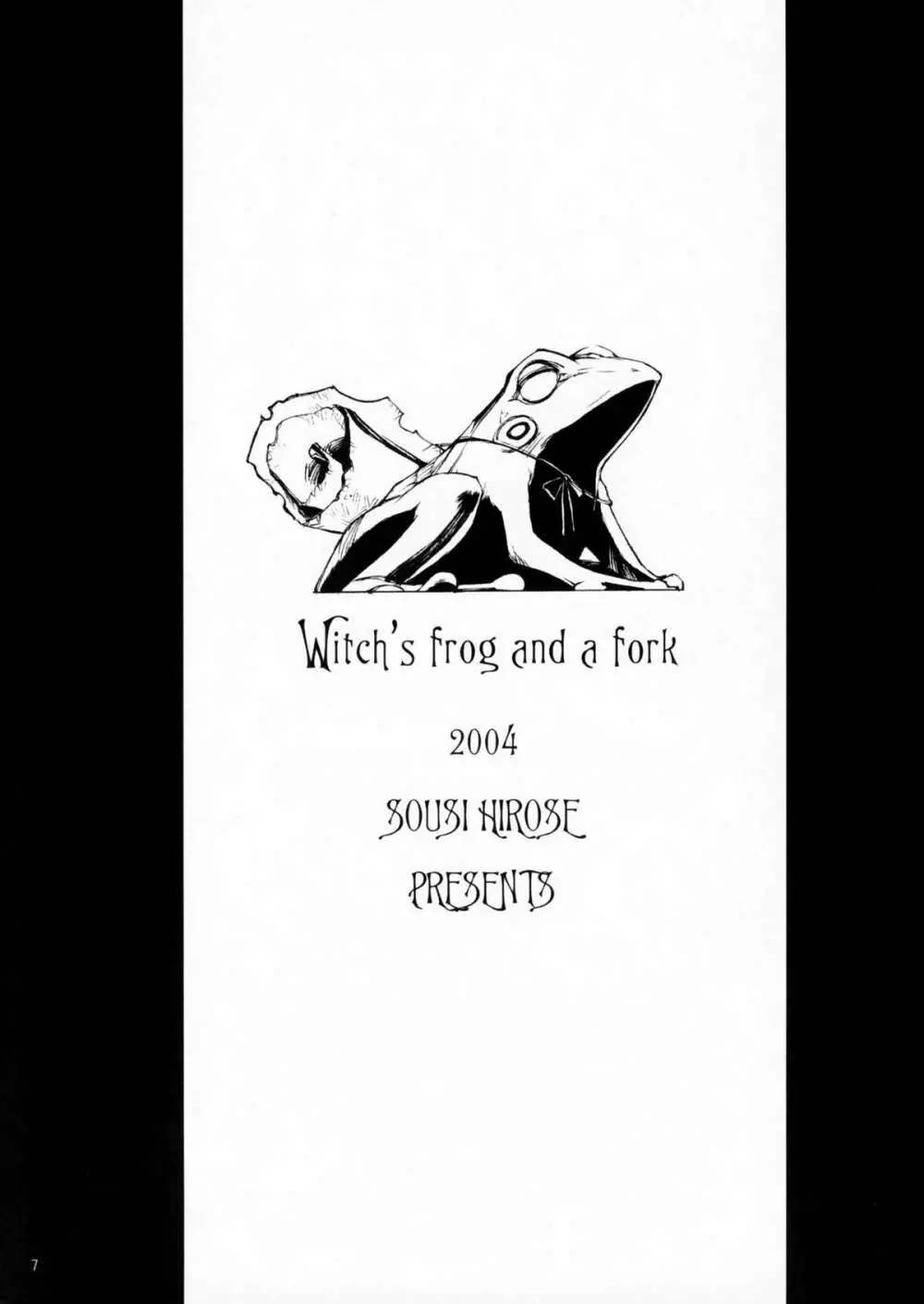 Witch's frog and a fork Page.6