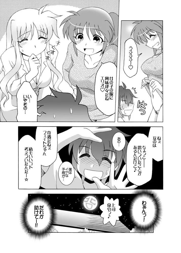 (C80) [北極鍋 (西北々)] Fullmoon (K)night (魔法少女リリカルなのは) Page.14