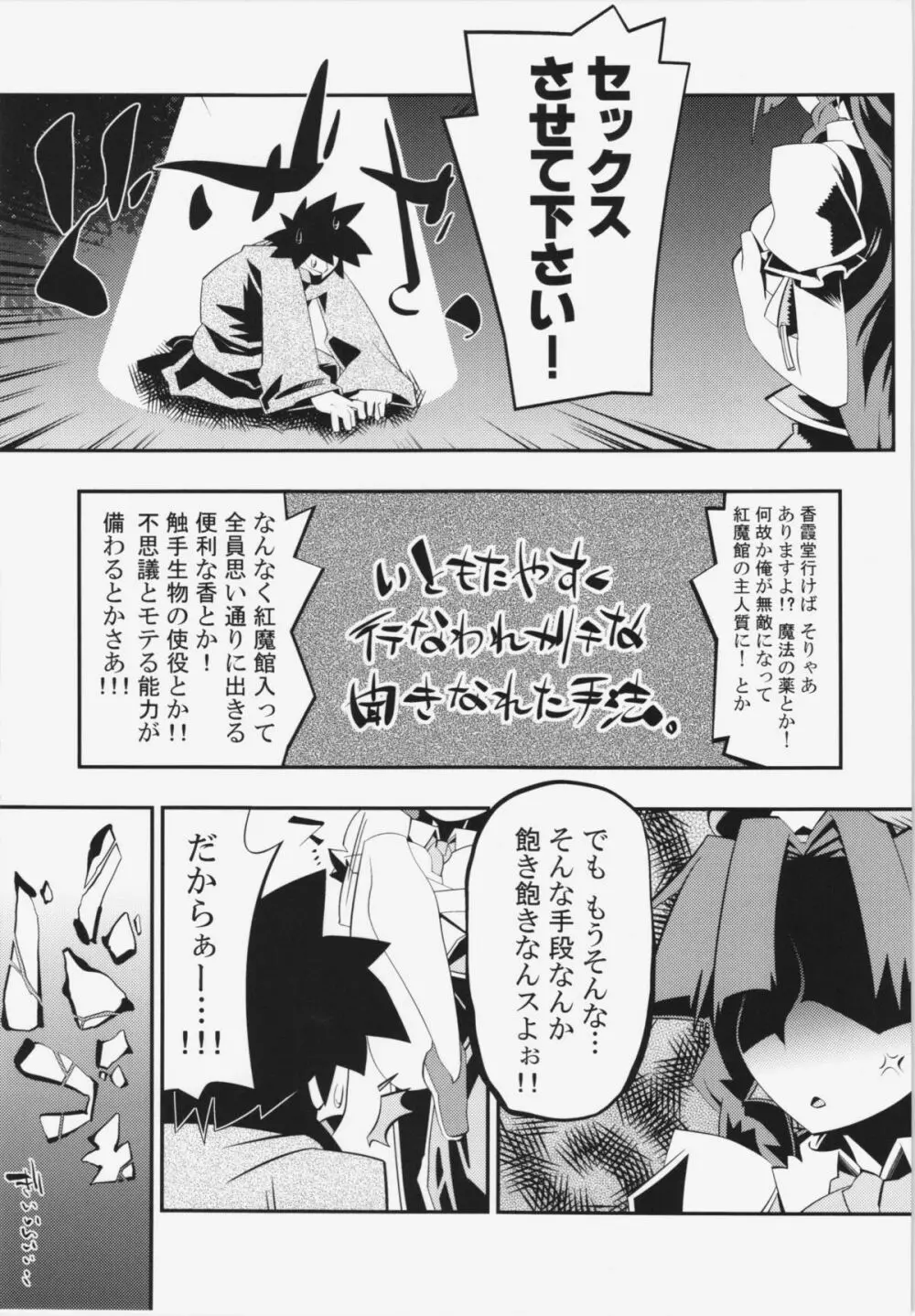 せめて同人誌の中でくらい美鈴とセックスがしたい Page.4