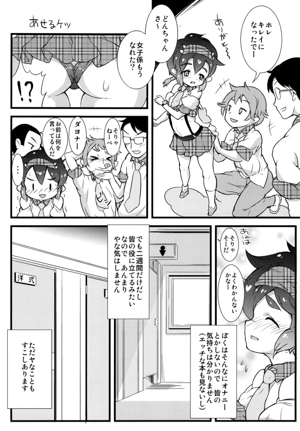 男子校の女装オナペット どんちゃん、がんばる! Page.6