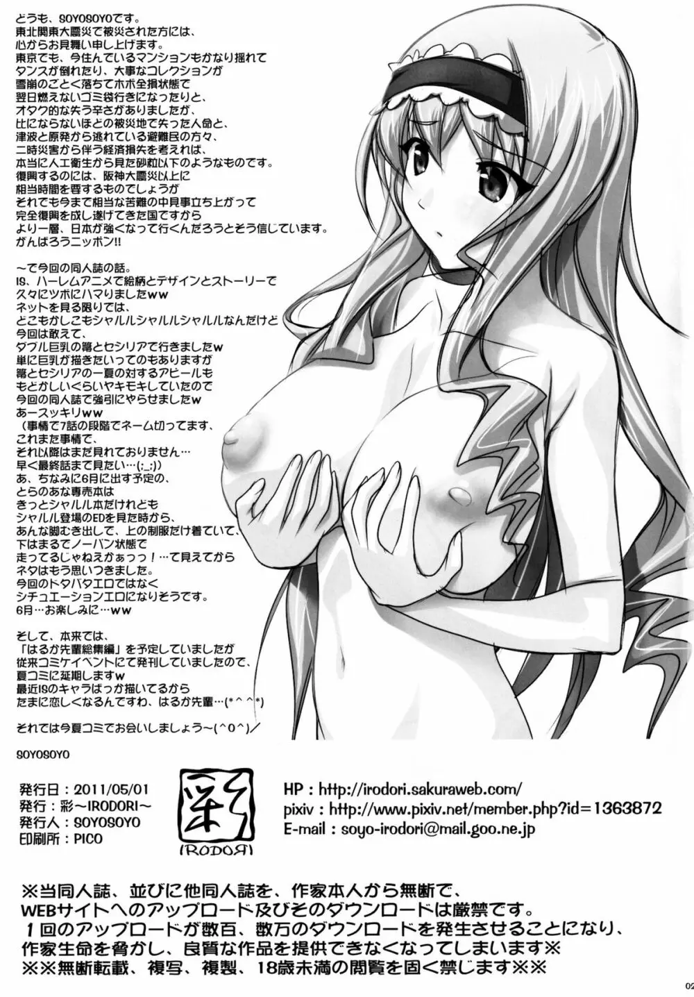 (COMIC1☆5) [彩～IRODORI～ (そよそよ) H'I,S (インフィニット・ストラトス) Page.25