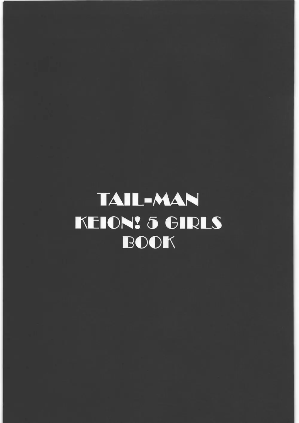 TAIL-MAN KEION! 5 GIRLS BOOK Page.2