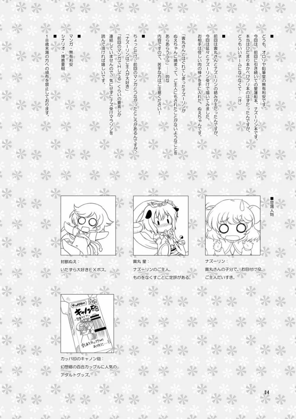 わたしのナズーリン2 Page.4