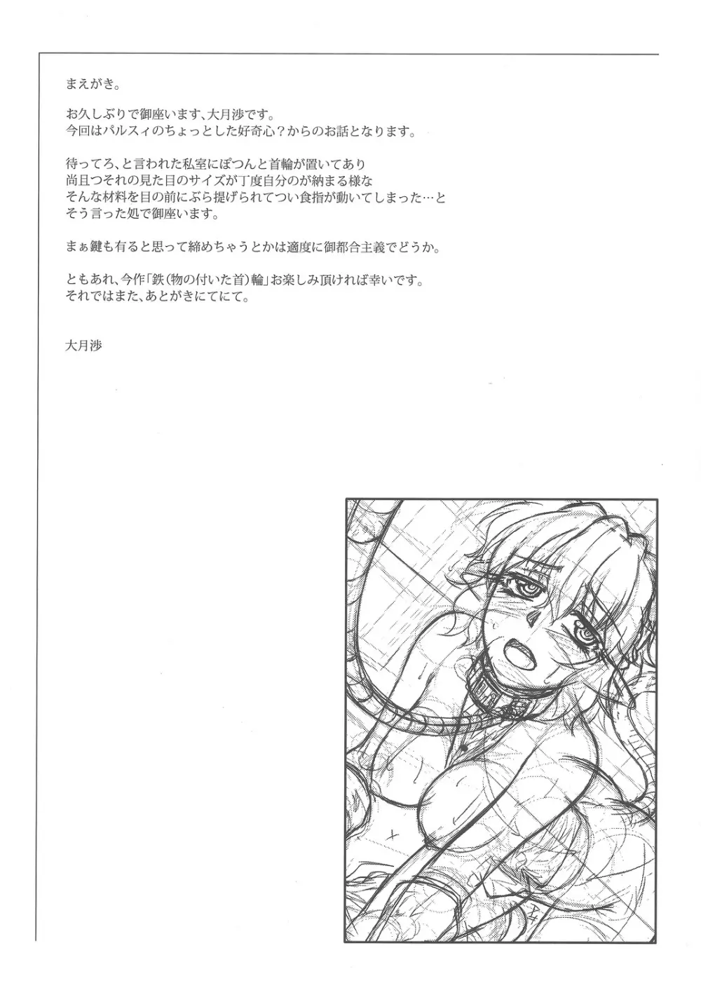 (C82) [幸撃 (大月渉)] 鉄(物の付いた首)輪 (東方Project) Page.7