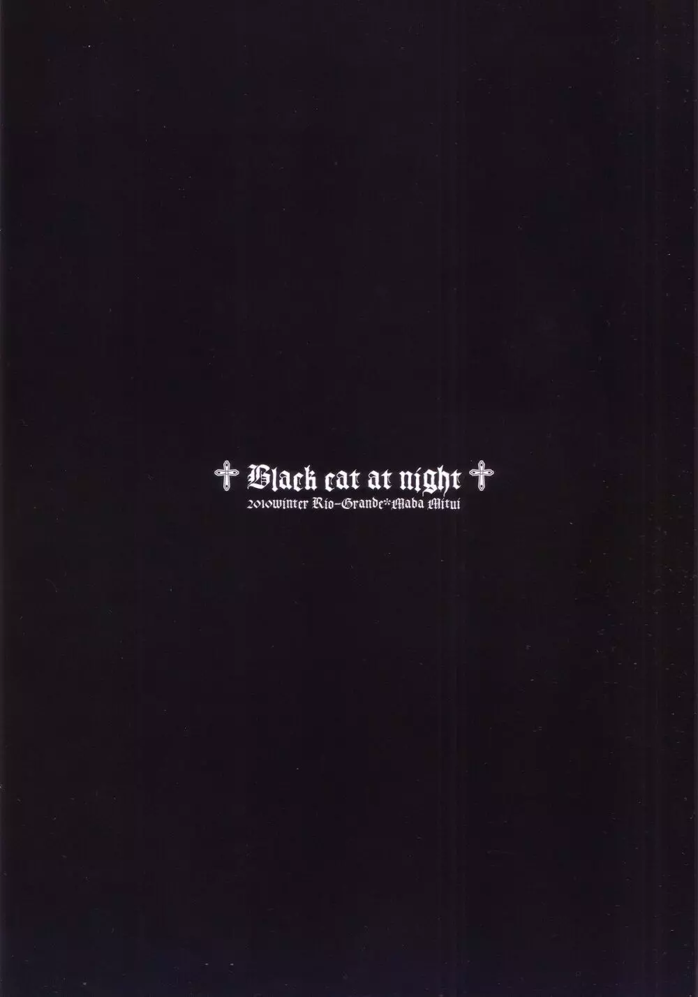 Black cat at night Page.18