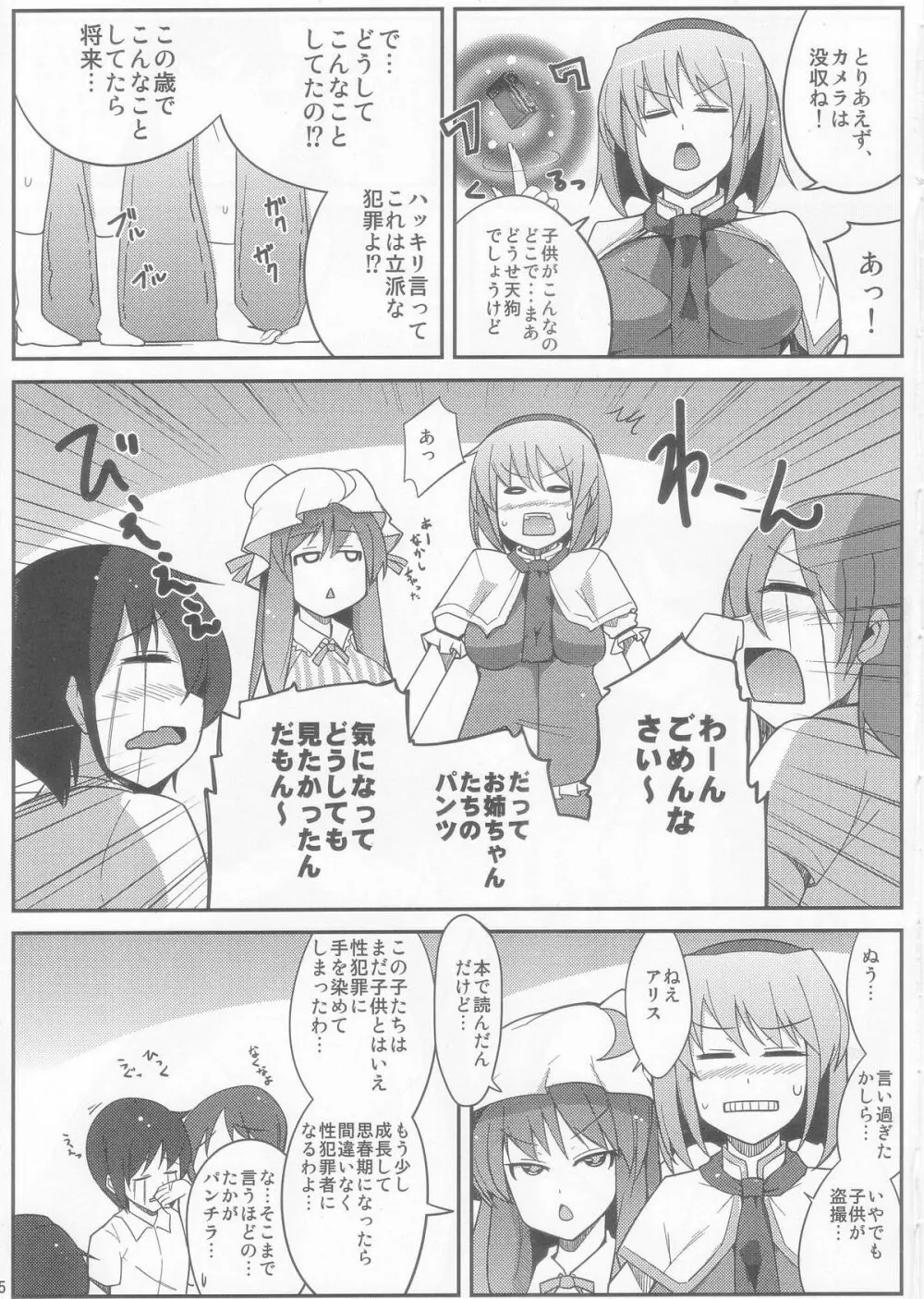 アリスとパチュリーに教わる正しい性教育 Page.5