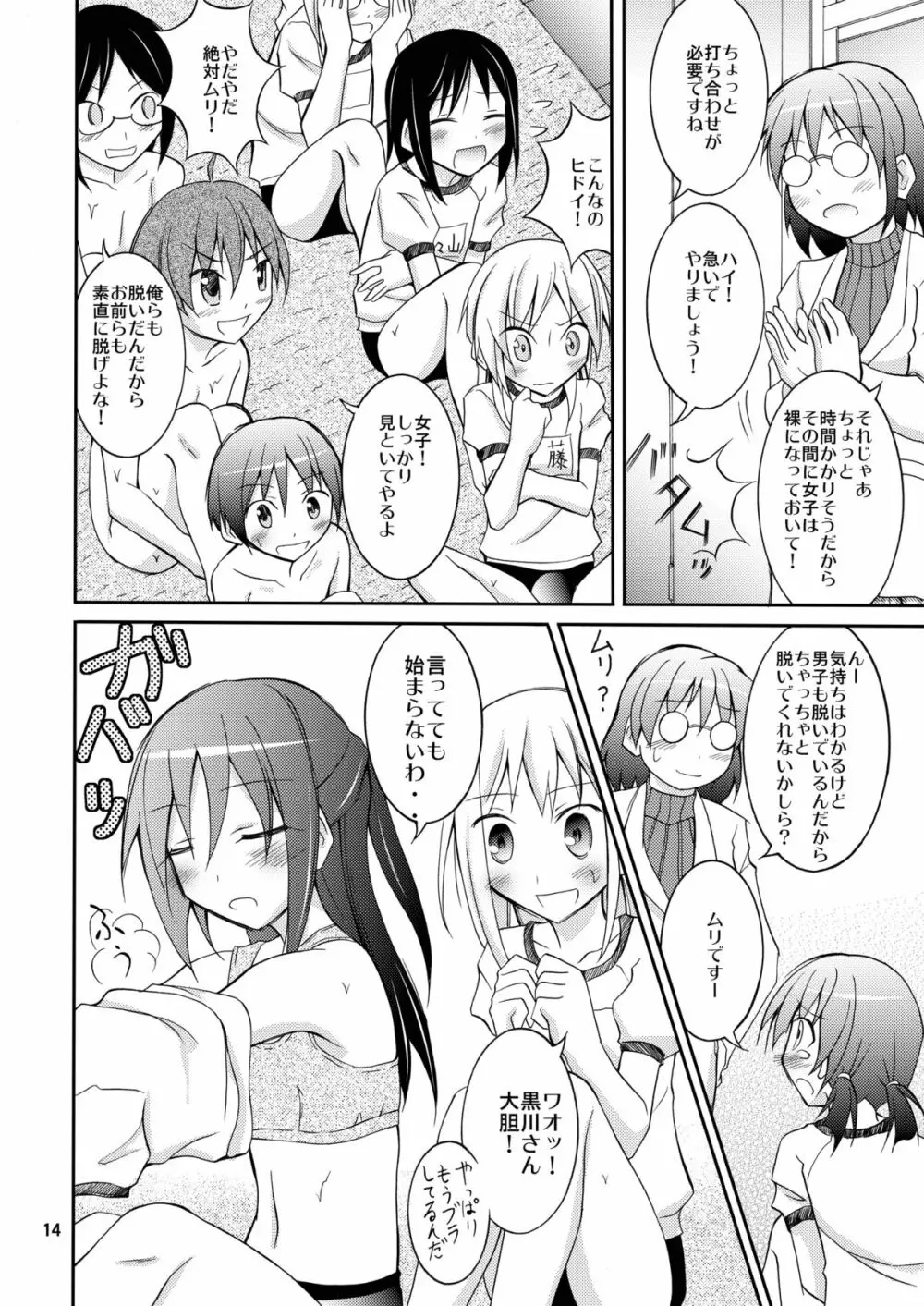 女子も全裸にされた身体検査 Page.14