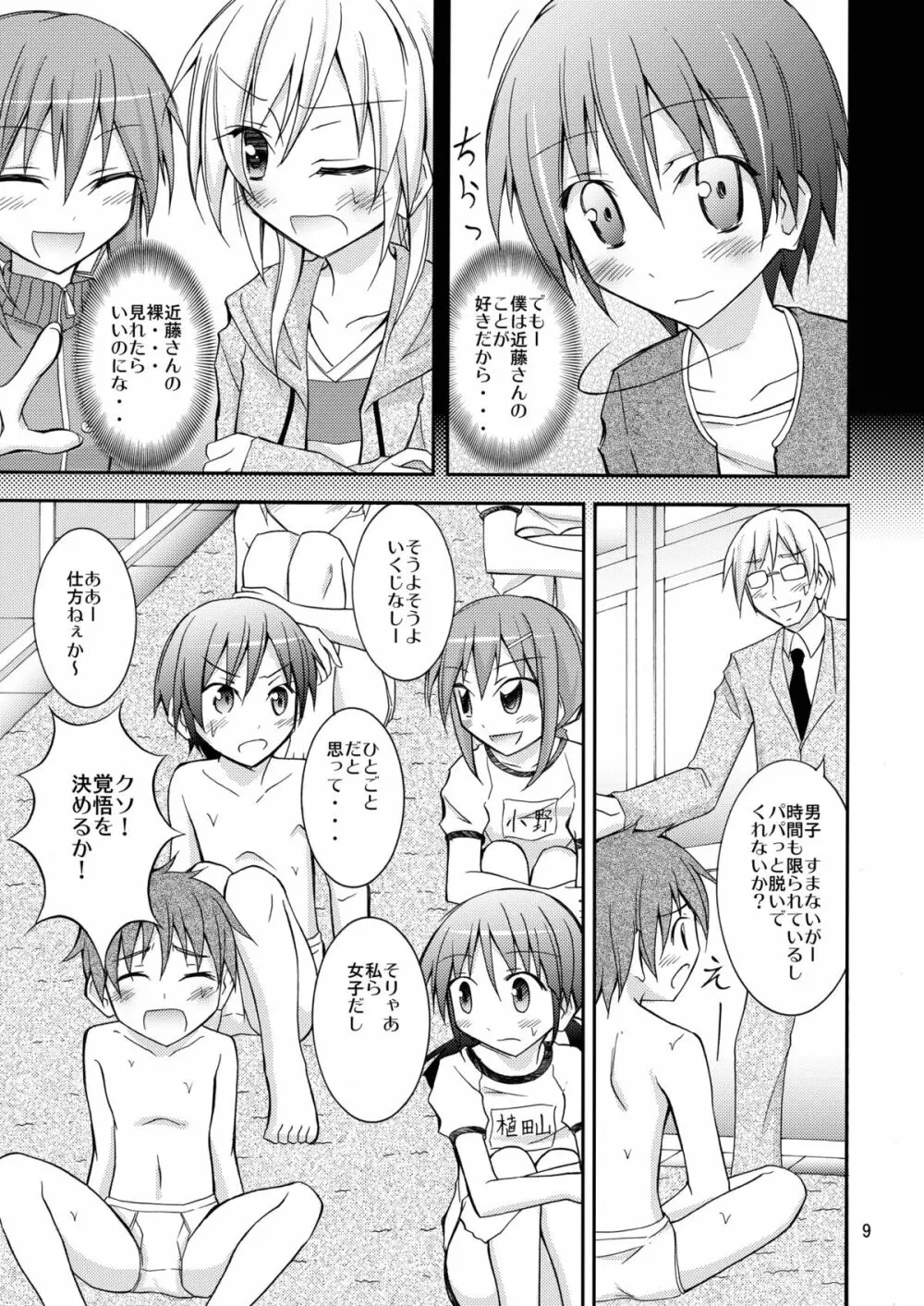 女子も全裸にされた身体検査 Page.9