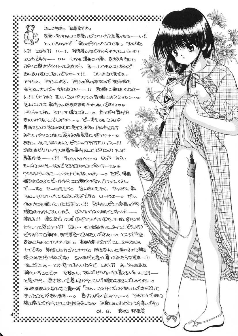 彩のピンクハウスエロ本 Page.3