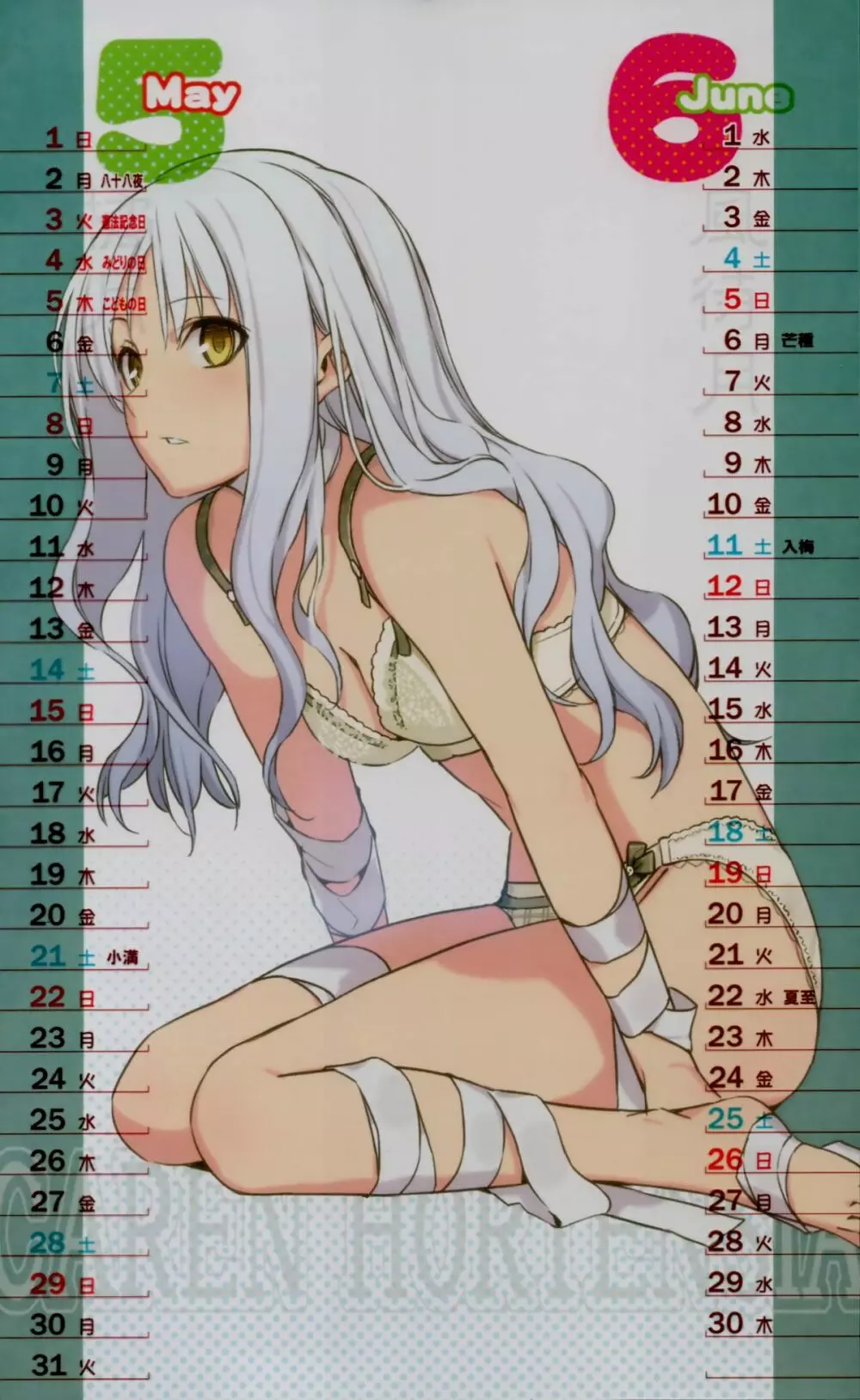 森井さんとこの2011TYPE-MOONCALENDAR Page.6