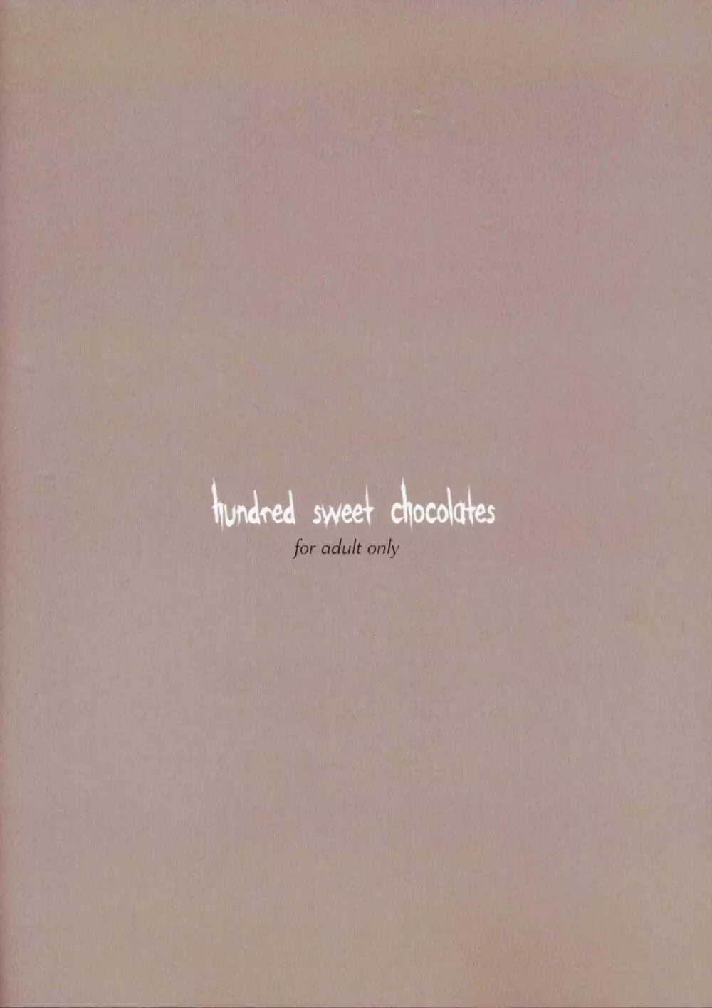 hundred sweet chocolates Page.10