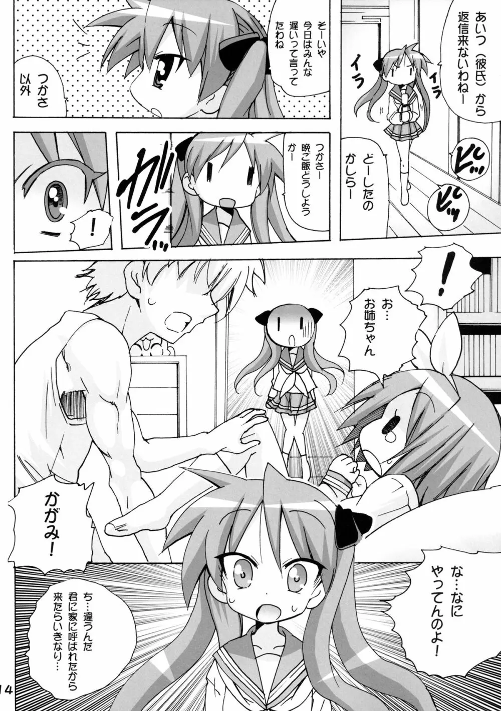 かがみんの もしも妹が男の娘だったら… Page.14