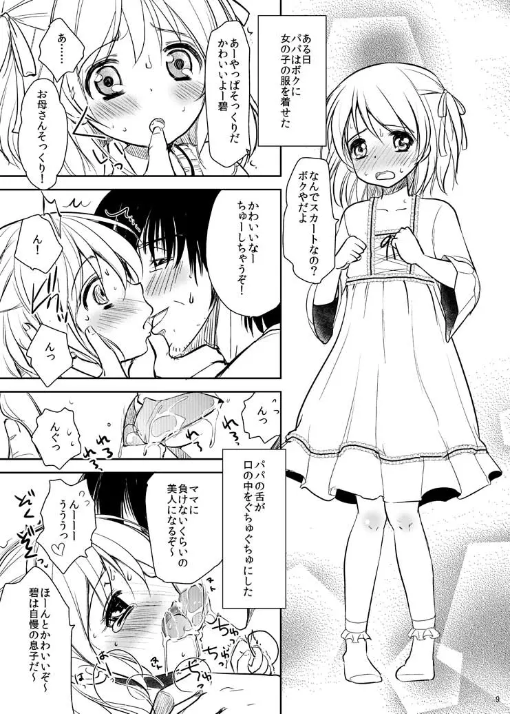 魔法少女系少年総集編+パパは女装したボクが好きみたい Page.8