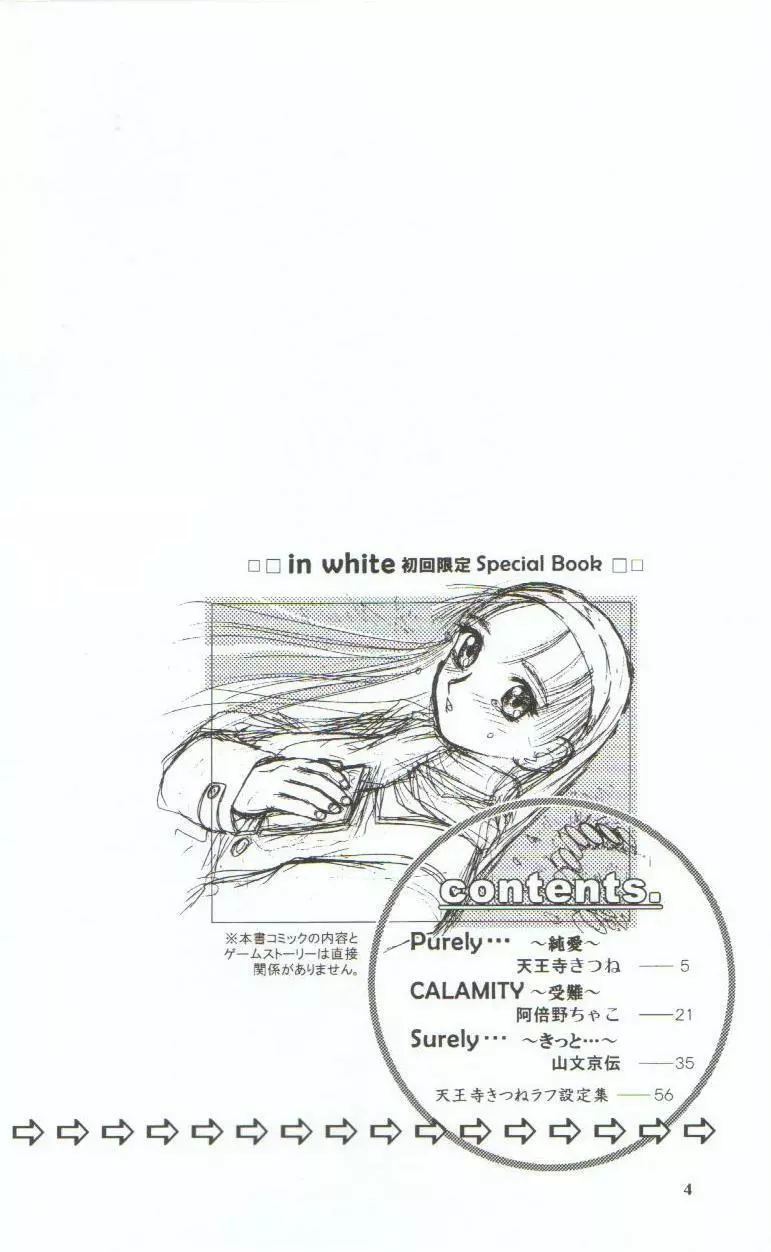 in white 初回限定 ～special book～ Page.3