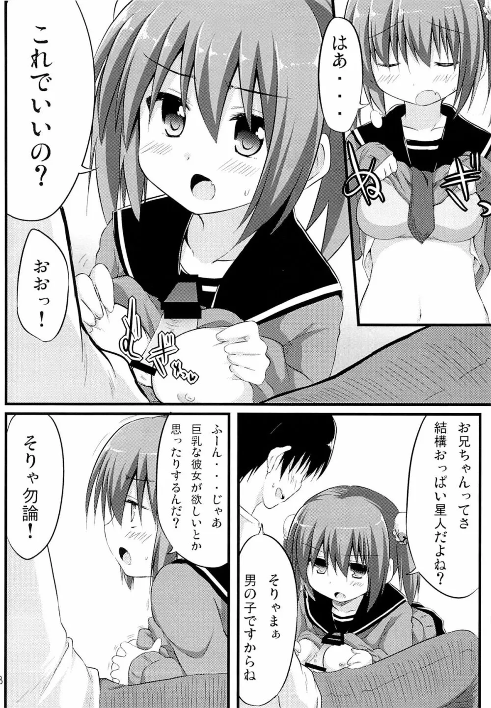 彼女とかいないので今日も妹にヤらせてと土下座します。 Page.7