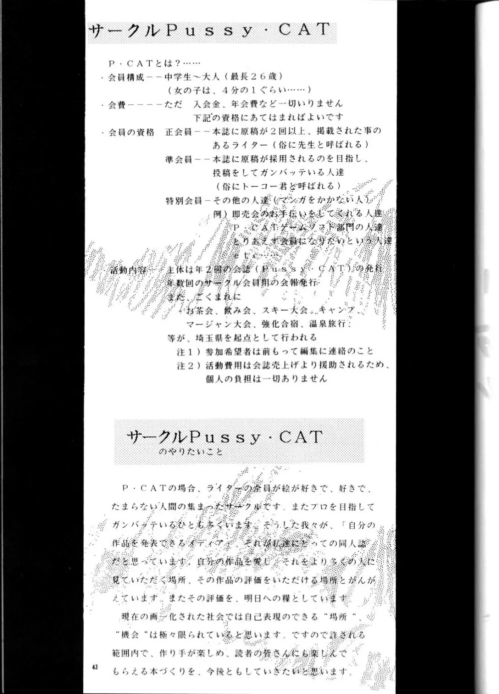 PUSSY・CAT Vol.21 ３×３のパイちゃん本 Page.42