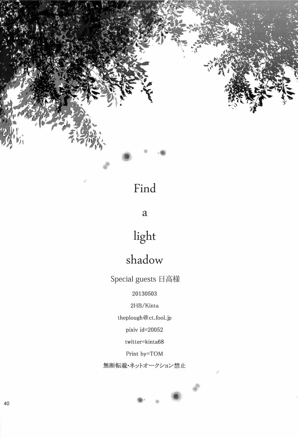 Find a light shadow Page.40
