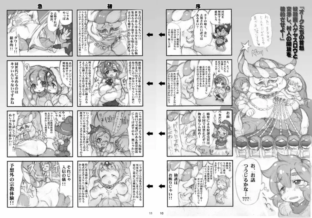 アンジュと仲間たちVSホモのオーク軍団 Page.7