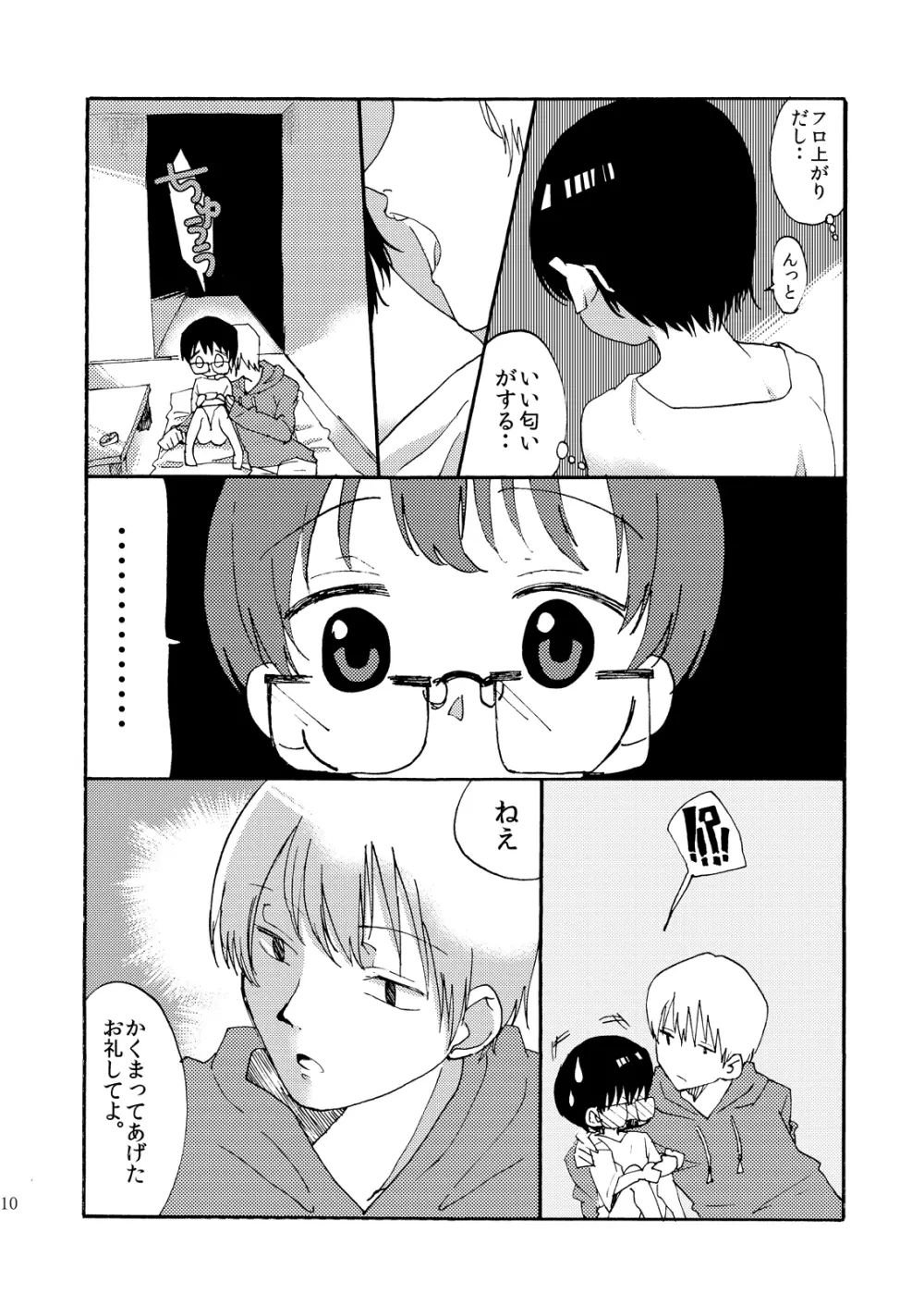 夕暮れ時の♂学生 Page.9