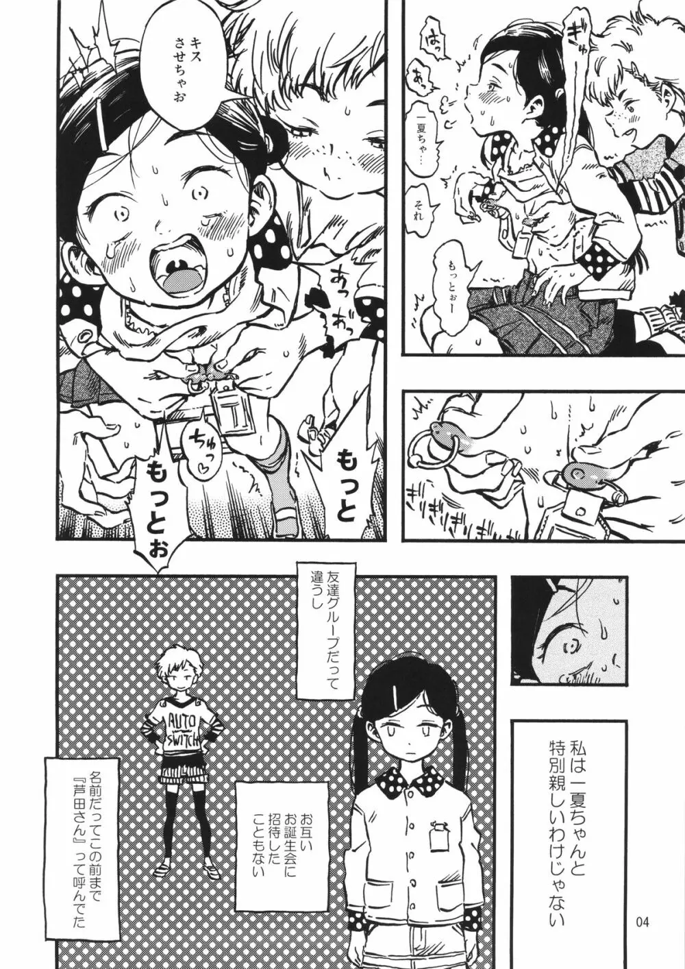 ゲロ子ちゃんとチクビ子ちゃん Page.3