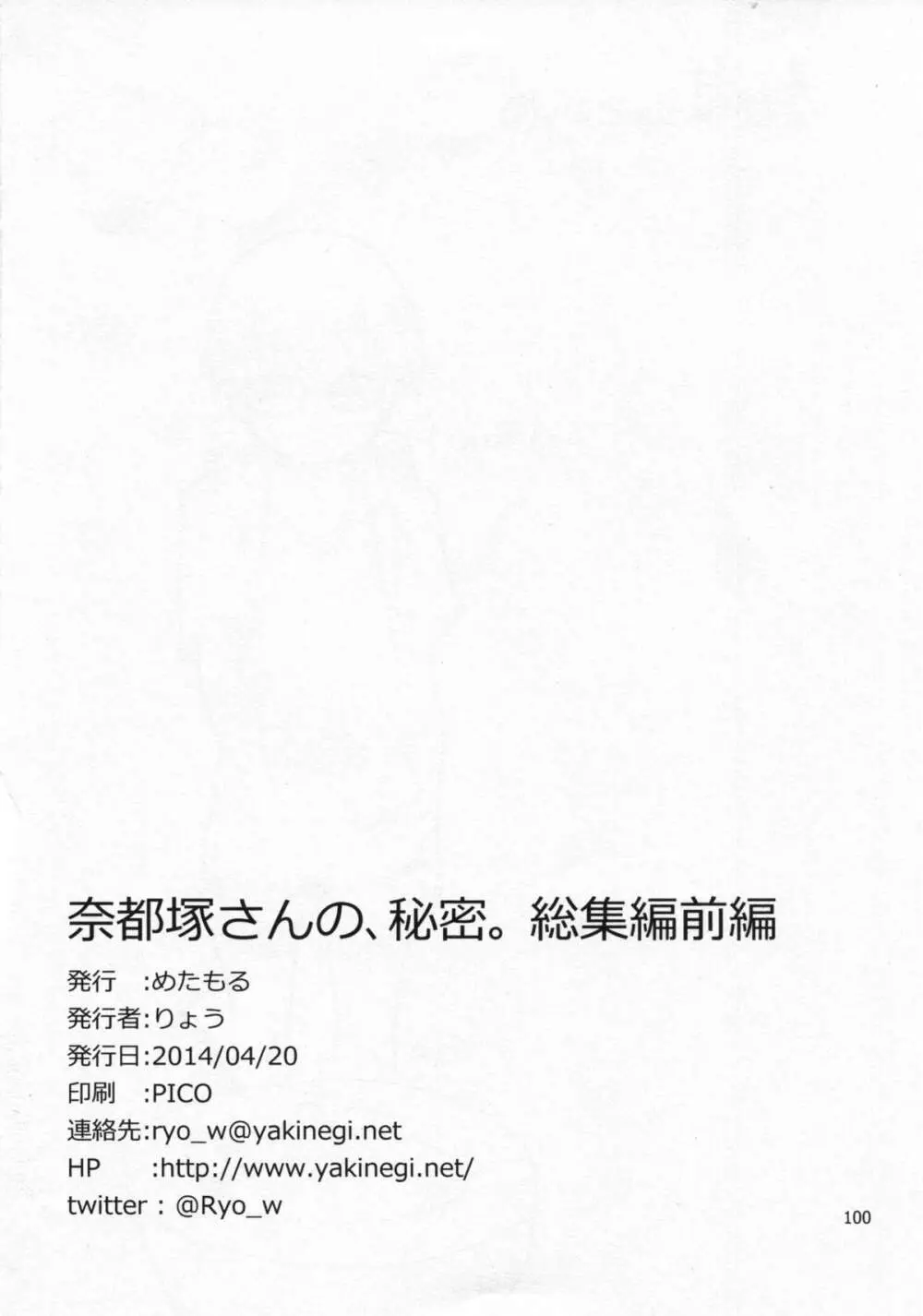 奈都塚さんの秘密。総集編 前編 Page.101
