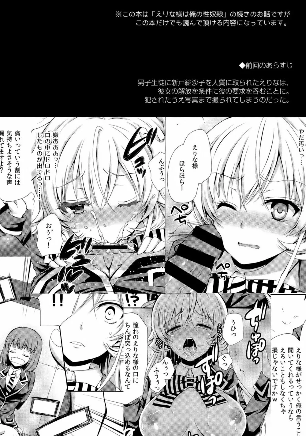 えりな様は俺の性奴隷2 Page.3